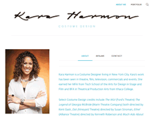 Tablet Screenshot of karaharmondesign.com